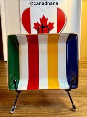Hudson's Bay Company Striped Ceramic Soap/Trinket Dish